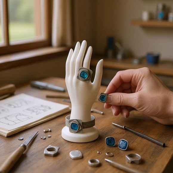 Discover Turkish Artisanal Handmade Jewelry – Unique Boho Chic Statement Designs - Picture 5 of 14